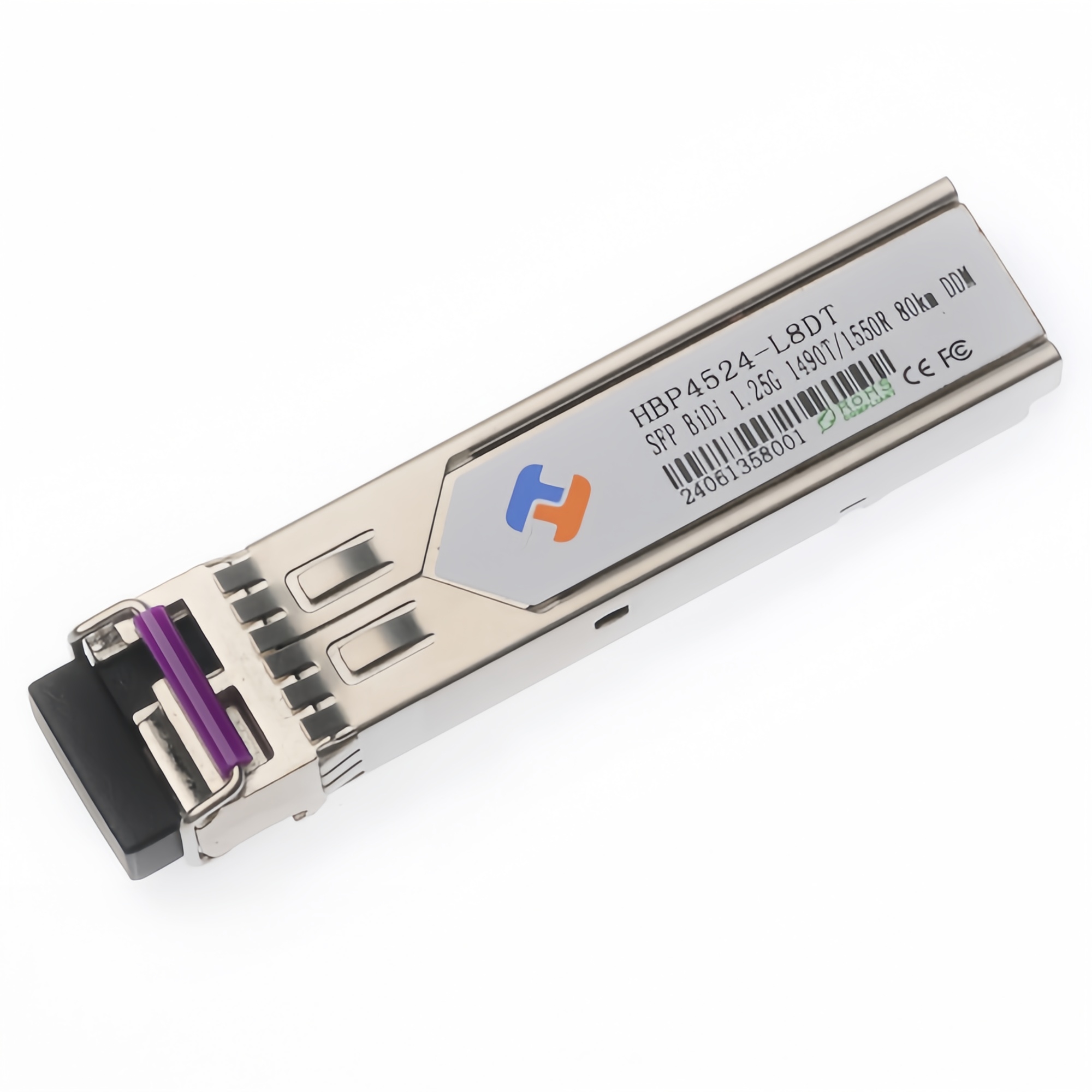 SFP 1.25G 單纖 1490nm TX / 1550nm RX 80km