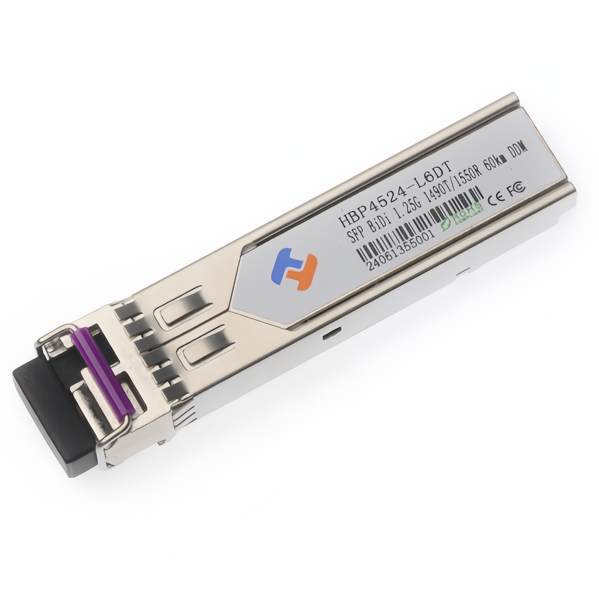 SFP 1.25G 單纖 1490nm TX / 1550nm RX 60km